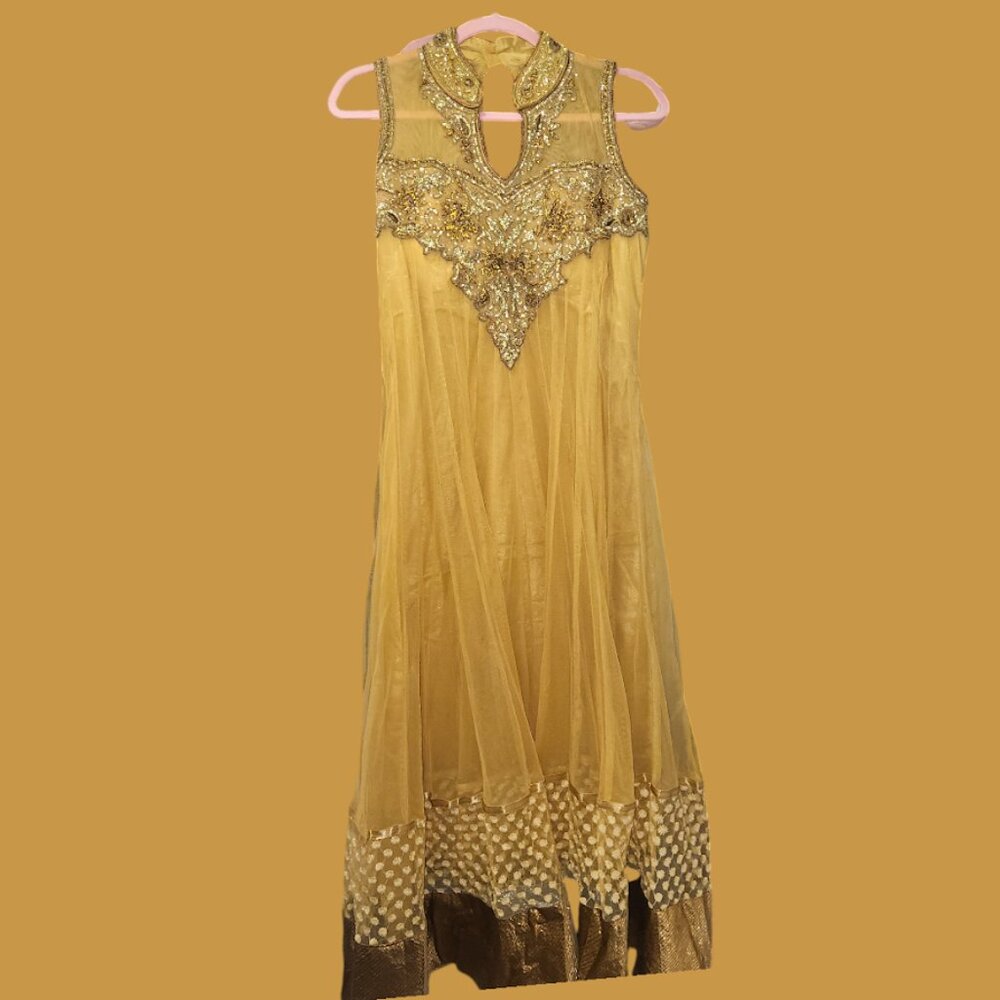 Indian Anarkali Dress//Zari